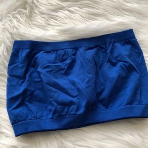 Blue bandeau bra NWOT